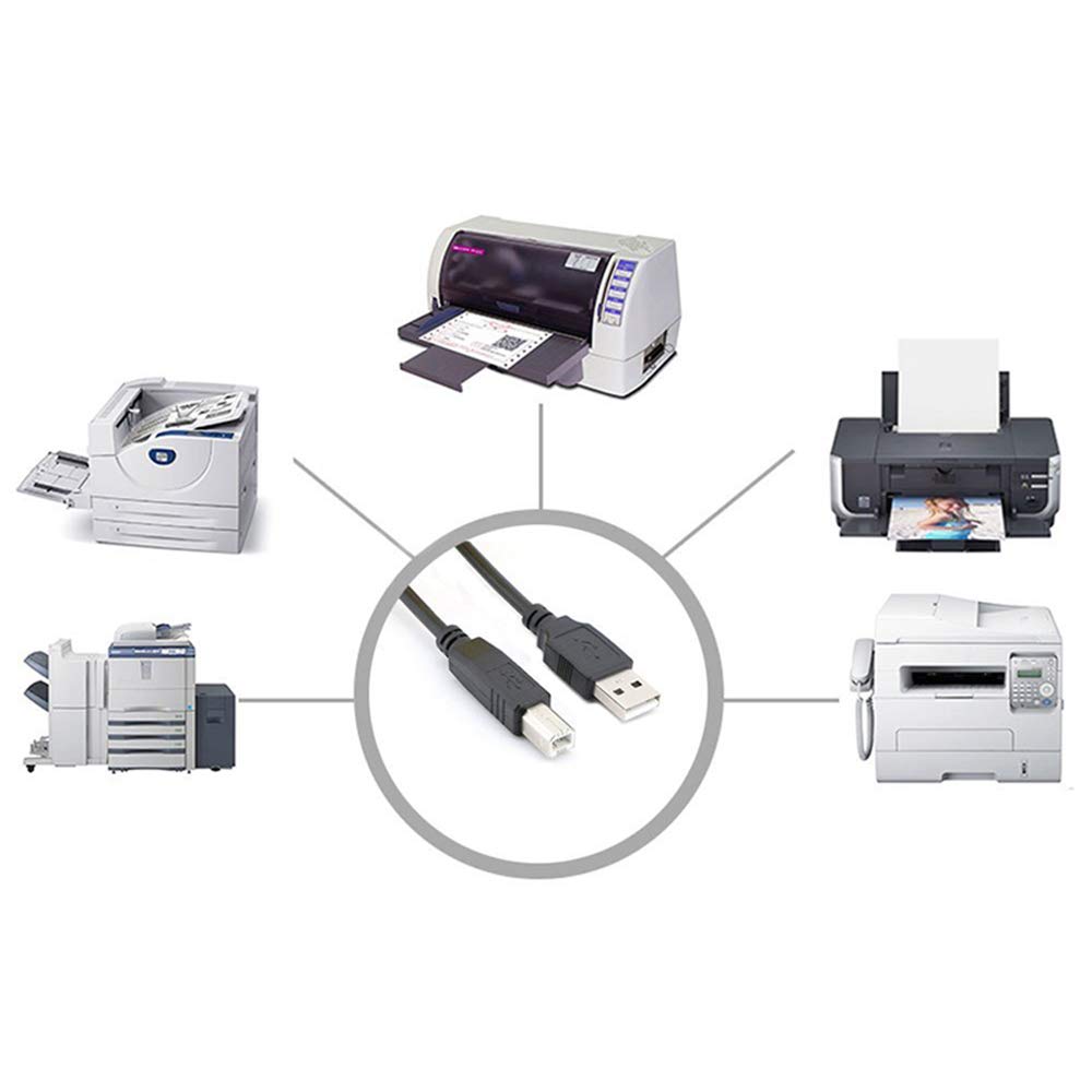 Usb Cable For Hp Envy Printer 6255 7155 7643 7855