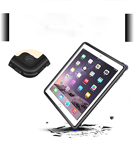 AICase iPad Pro 9.7/iPad Air 2 2014 IP68 Waterproof, 360 Degree All Round Protective Ultra SlimDust/Snow Proof with Lanyard
