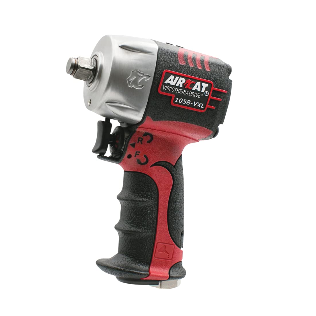 Aircat Pneumatic Tools 1058 Vxl 1/2 Inch Vibrotherm Drive Composite Compact Impact Wrench 750 Ft Lbs