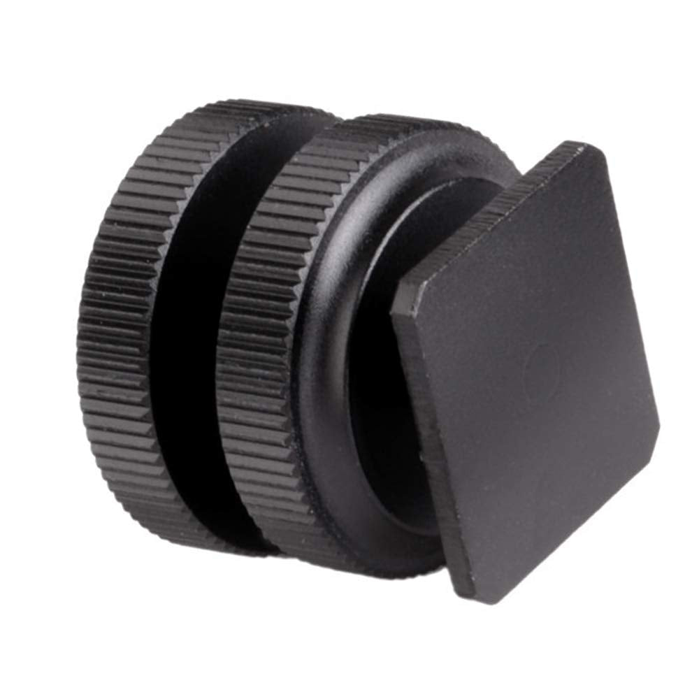 Fotasy 5 Packs Hot Shoe To 1/4 Adapter, Black, Portable Electronic Device Mount, Compatible With Canon, Nikon, Sony, Fujifilm Ds