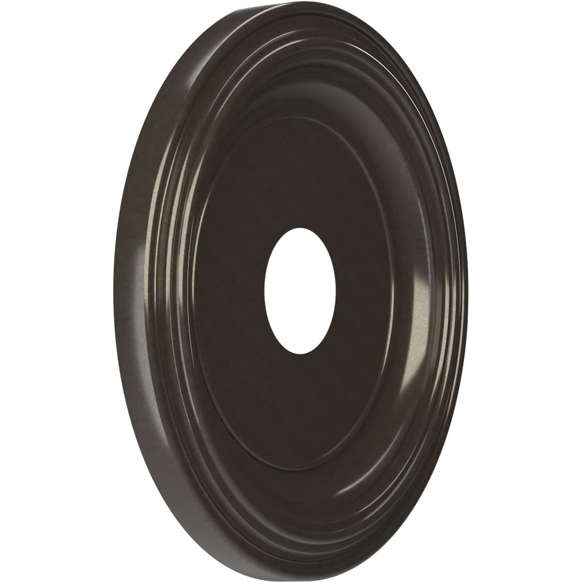 Ekena Millwork Cmp16Trcch Traditional Thermoformed Pvc Ceiling Medallion (Fits Canopies Up To 9 1/2''), 16''Od X 3 1/2''Id X 1 3