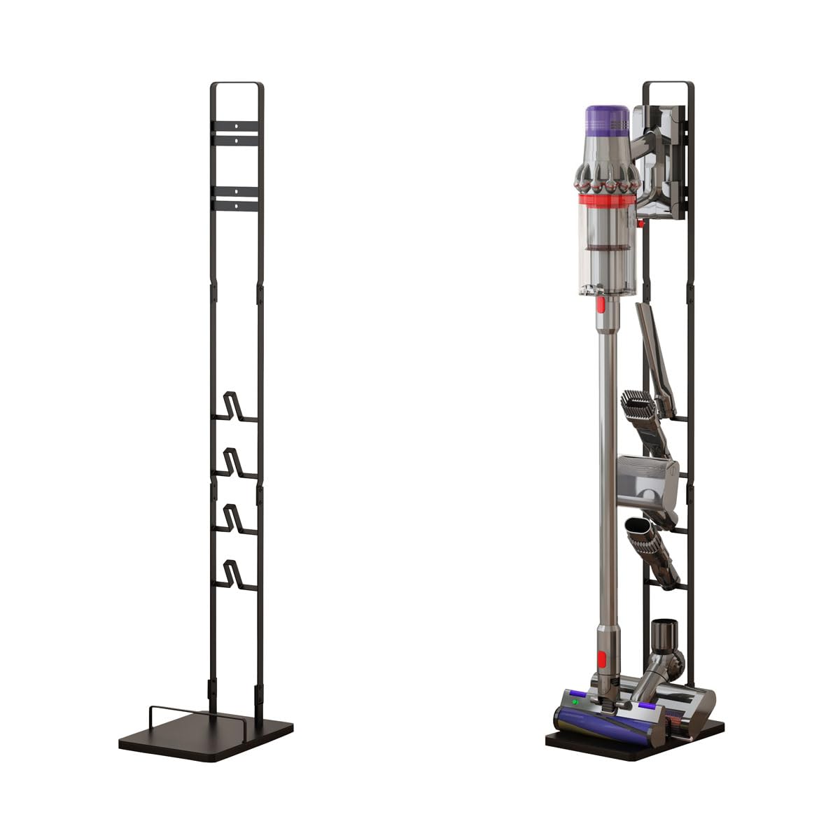 Foho Vacuum Stand Compatible For Dyson V15 V11 V10 V8 V7 V6, Stable Metal Storage Bracket Holder For Handheld Dc30 Dc31 Dc34 Dc3