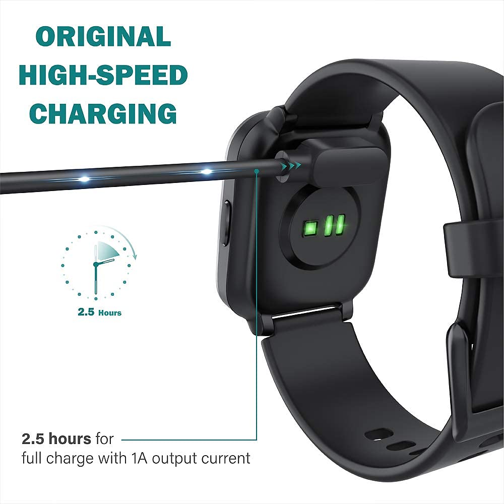 Lamshaw Compatible With Vkarood Smart Watch Charger, Magnetic Usb Charging Cable Replacement Charger Compatible For Vkarood Kc88