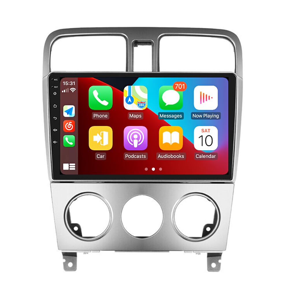 Android 13 For Subaru Forester Radio 2002 2008 With Wireless Apple Carplay Android Auto 9'' Touchscreen Car Stereo With Free Bac