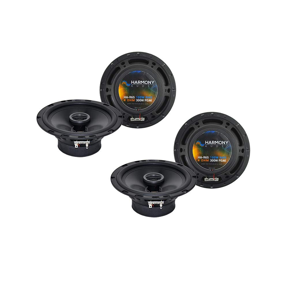 Harmony Audio Bundle Compatible with 1999-2006 Saab 9-3 (2) HA-R65 OEM Speaker Upgrade Speakers