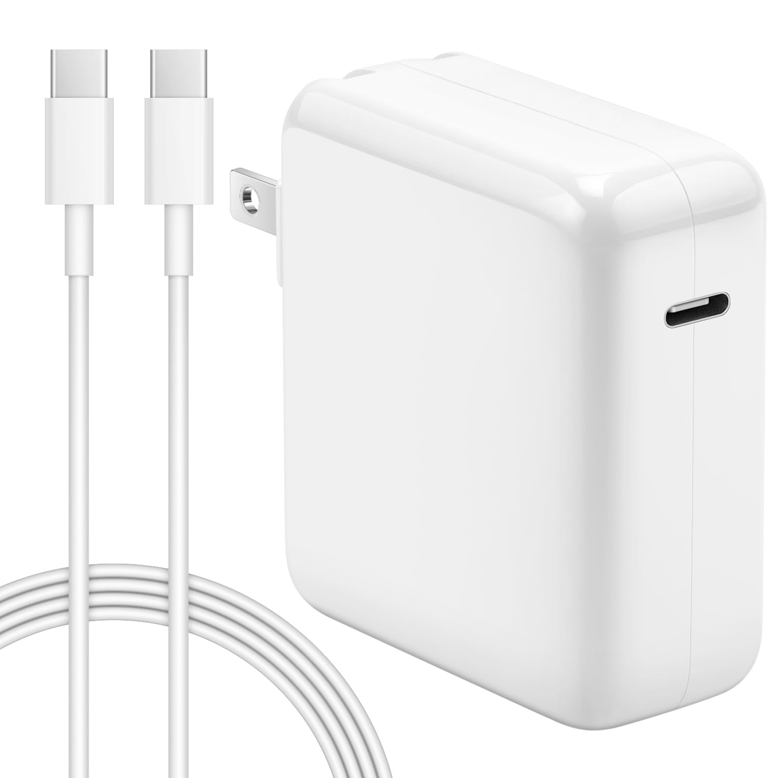 Mac Book Charger Mac Book Air Charger [Apple Mfi Certified] 61W/87W/96W/118W Chromebook Charger Usb C Power Adapter 7.2Ft Cord F