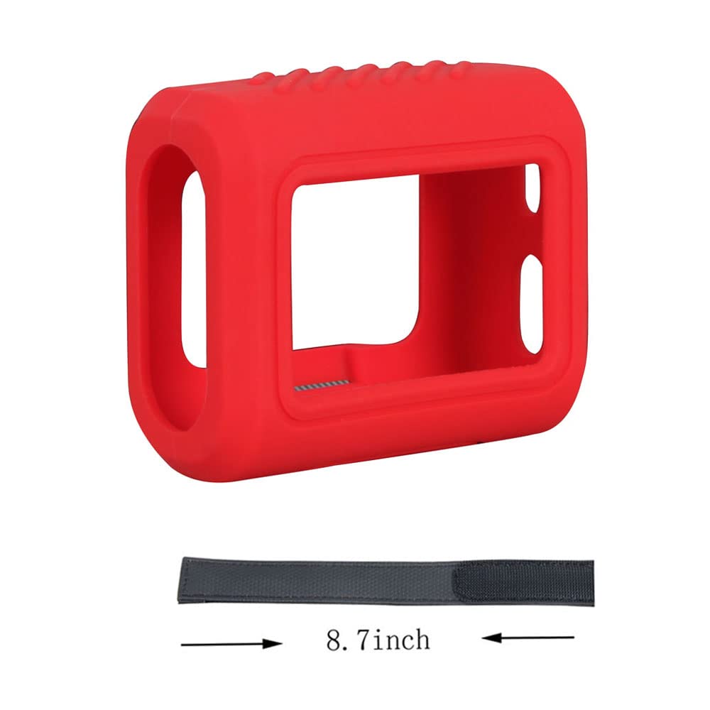 Hermitshell Hard Travel Case For Jbl Go 3 / Go 4 Portable Bluetooth Speaker (Vermilion, Silicone Case)