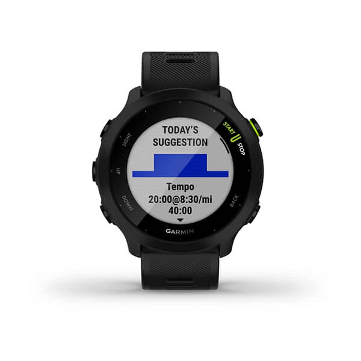 Garmin Forerunner 55, Gps Running Watch With Daily Suggested Workouts, Up To 2 Weeks Of Battery Life, Black - 010-02562-00