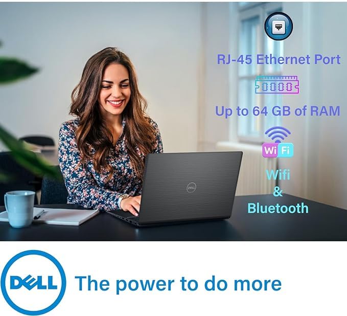 Dell Vostro 3520 15.6'' Fhd Laptop, Intel Core, Anti Glare Display(120Hz, 1920 X 1080), Sleek & Lightweight, Sd Card Reader, Web