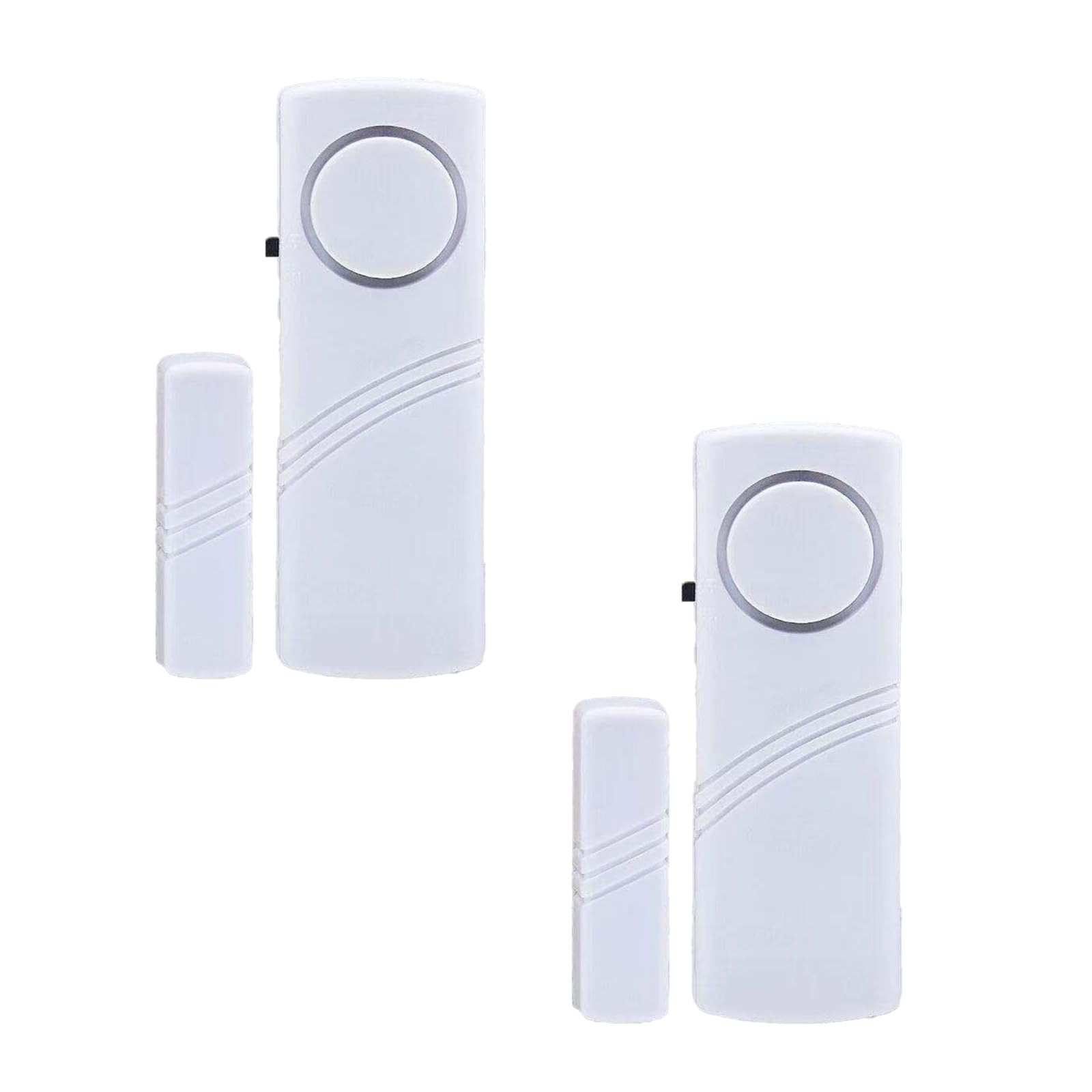 2 Pack Window Door Alarm, Door Sensor Alarm For Kids Safety, Alarm System For Home Security With No Batteries For Pool, Garage, 