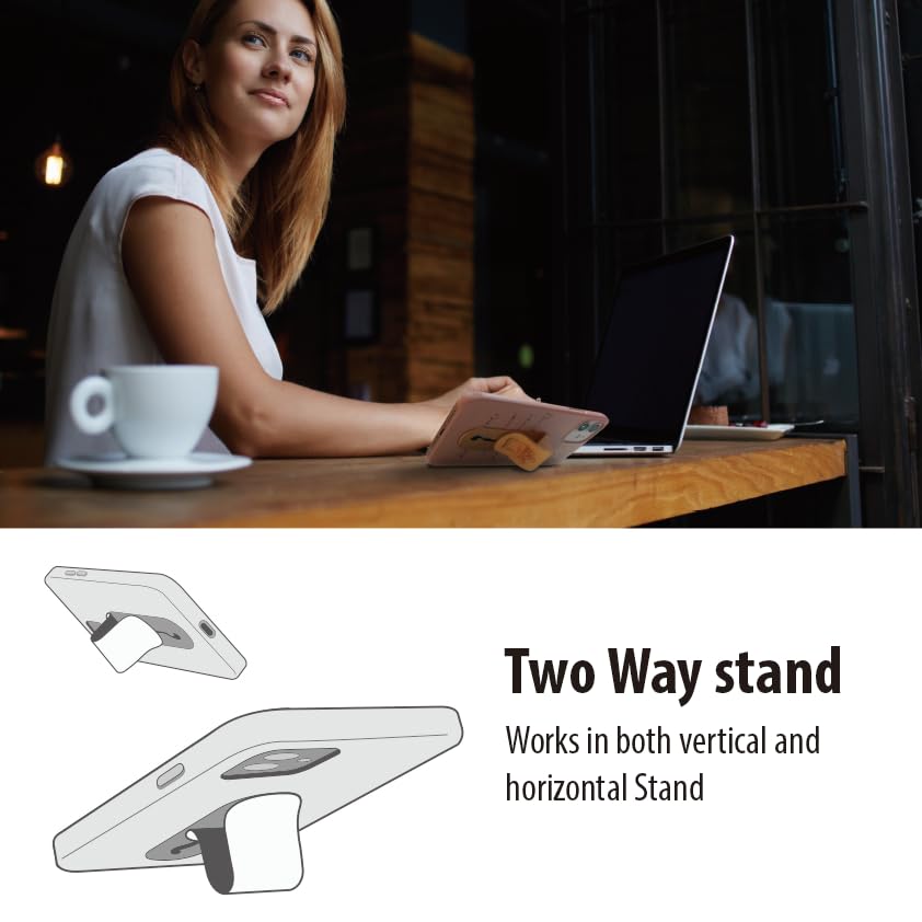 Momostick Premium Flatstick Collection, Slim Phone Grip And Stand, Adjustable Finger Loop Holder For All Smartphones, Universal