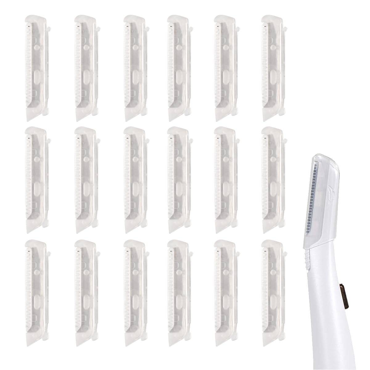 18 Pack Replacement Head For Finishing Touch Flawless Dermaplane Glo Facial Exfoliation, Replacement Blades For Flawless Dermapl