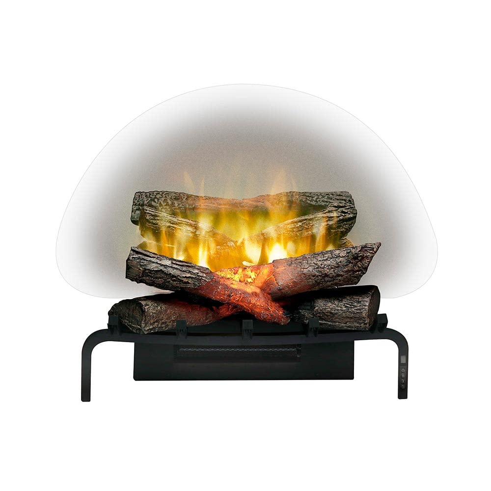 Dimplex Revillusion Electric Fireplace Log Insert   20 Inch Faux Wooden Logs, Plug In Electric Heater; Remote Control Included