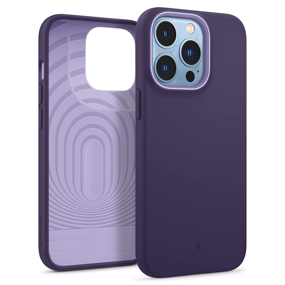 Caseology Nano Pop Silicone Case Compatible With Iphone 13 Pro Case (2021)   Light Violet