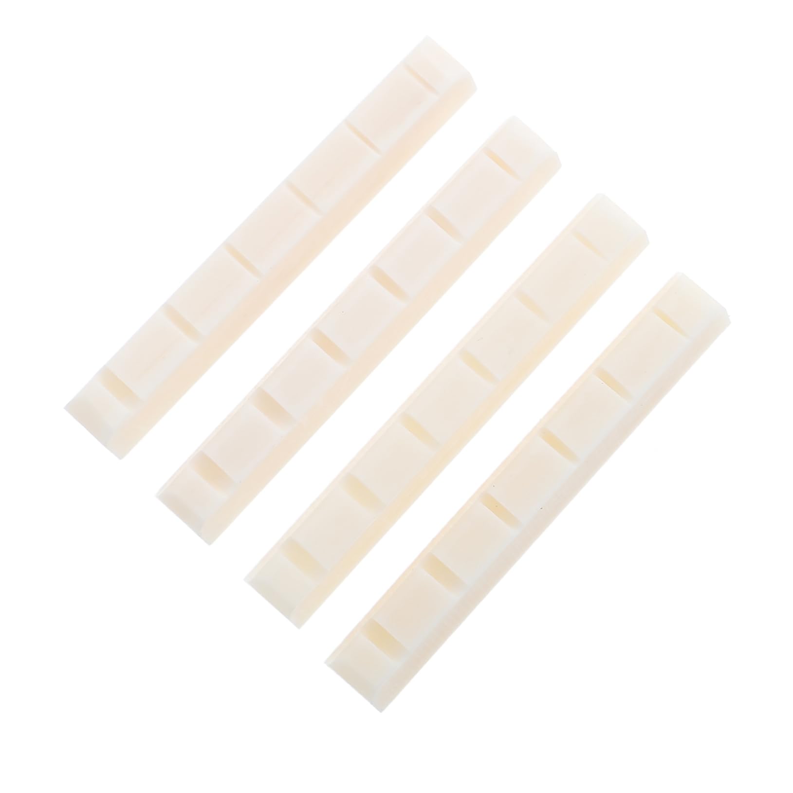 Toyandona 4Pcs Sturdy Beef Bone Pillow Guitar String Saddles Guitar Nuts Music Accessories