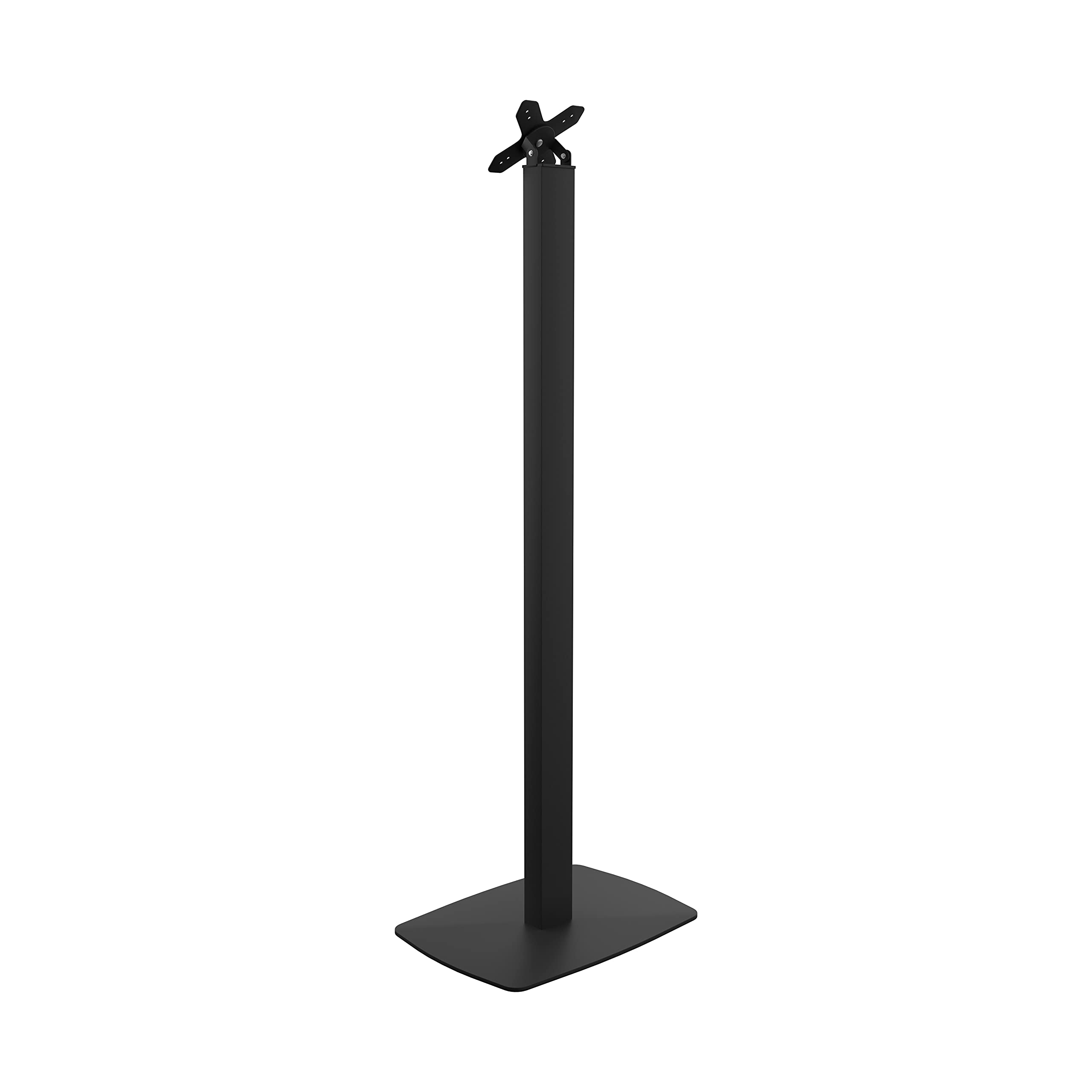 Cta Digital Add Chkb Premium Thin Profile Floor Stand With Vesa Plate And Base (Black)