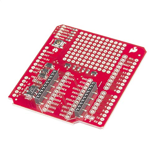 Sparkfun Xbee Shield 3.3V Power Regulation Mosfet Level Shifting On Board 9X11Grid Of 0.1''