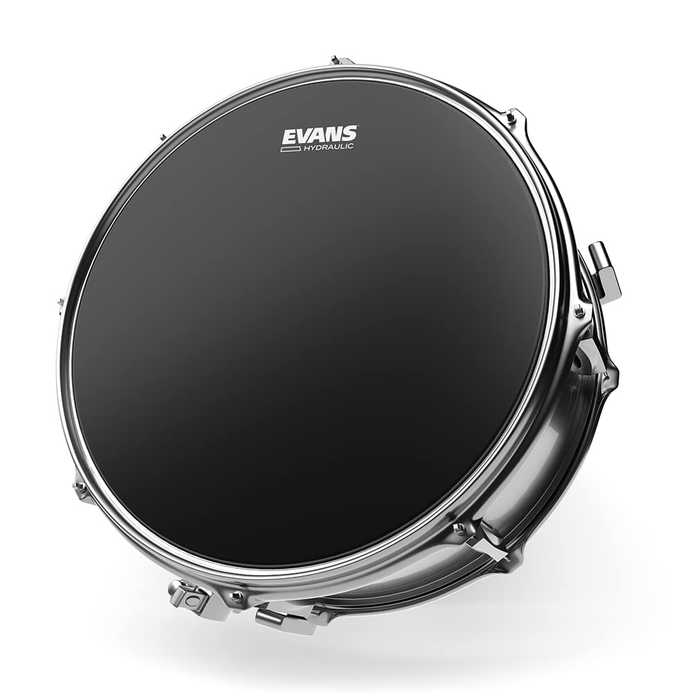 Evans Drum Heads   Snare Drum Head   B13Hbg   Hydraulic Black Coated Drumhead   13 Inch
