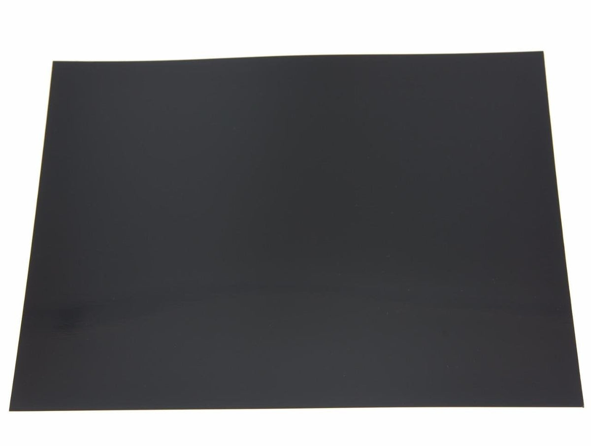 Dopro 25X20Cm Black Acoustic Guitar Self Adhesive Scratch Plate Sheet Pickguard Material Sheet
