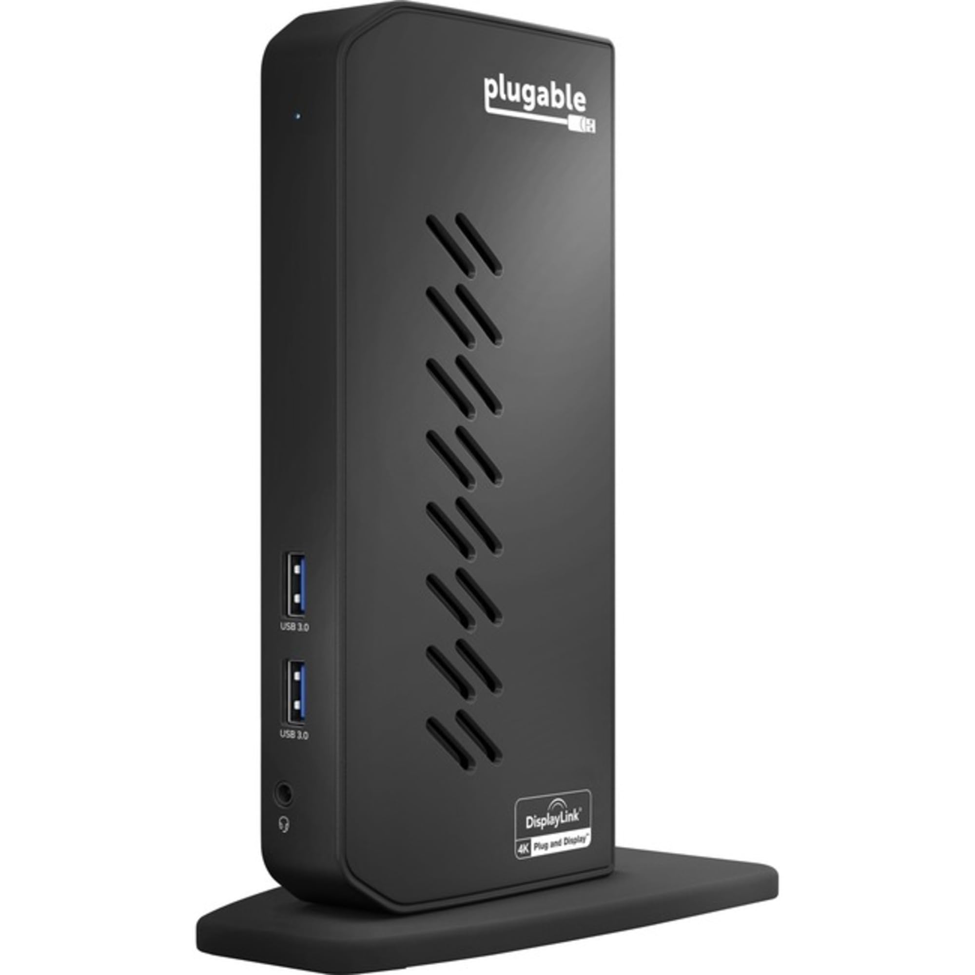 Plugable USB 3.0 and USB-C Dual 4K Display Docking Station with DisplayPort and HDMI for Windows and Mac (Dual 4K DisplayPort & 