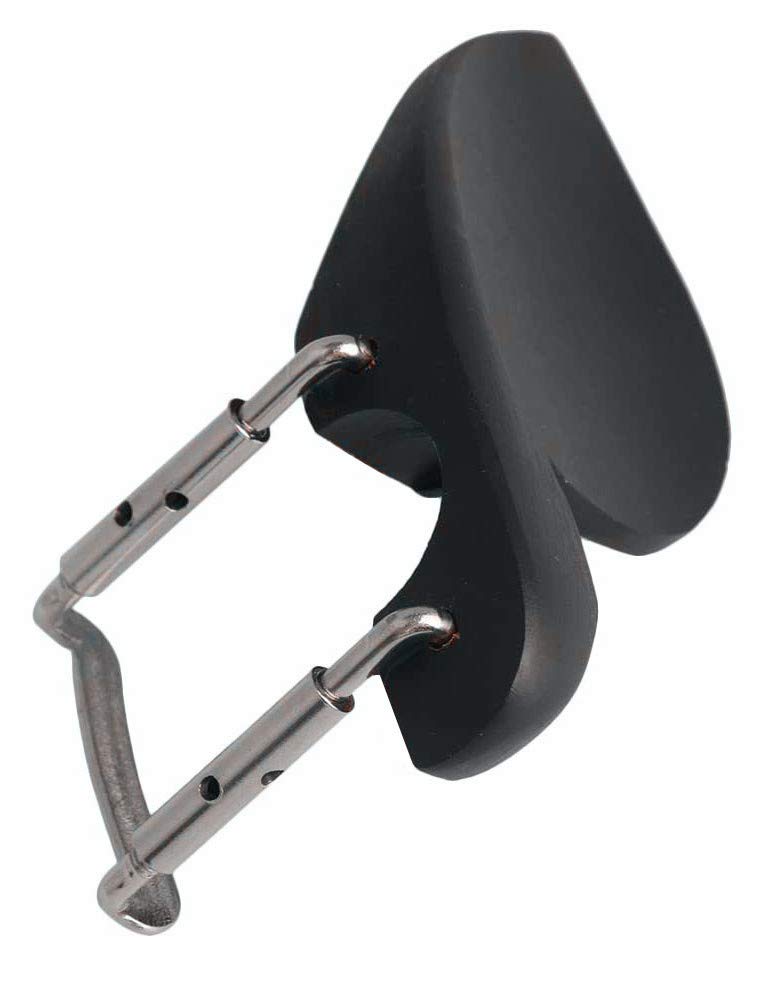 Jiayouy Violin Ebony Chin Rest With Standard Bracket For 1/4 Violin   Center Mount