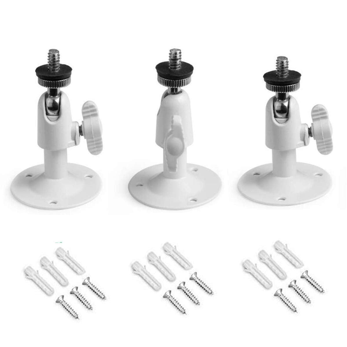 Sermicle Security Wall Mount For Stick Up Cam Wired/Batter, Metal Security Camera Bracket For Oculus Sensor,Arlo, Arlo Pro, 360