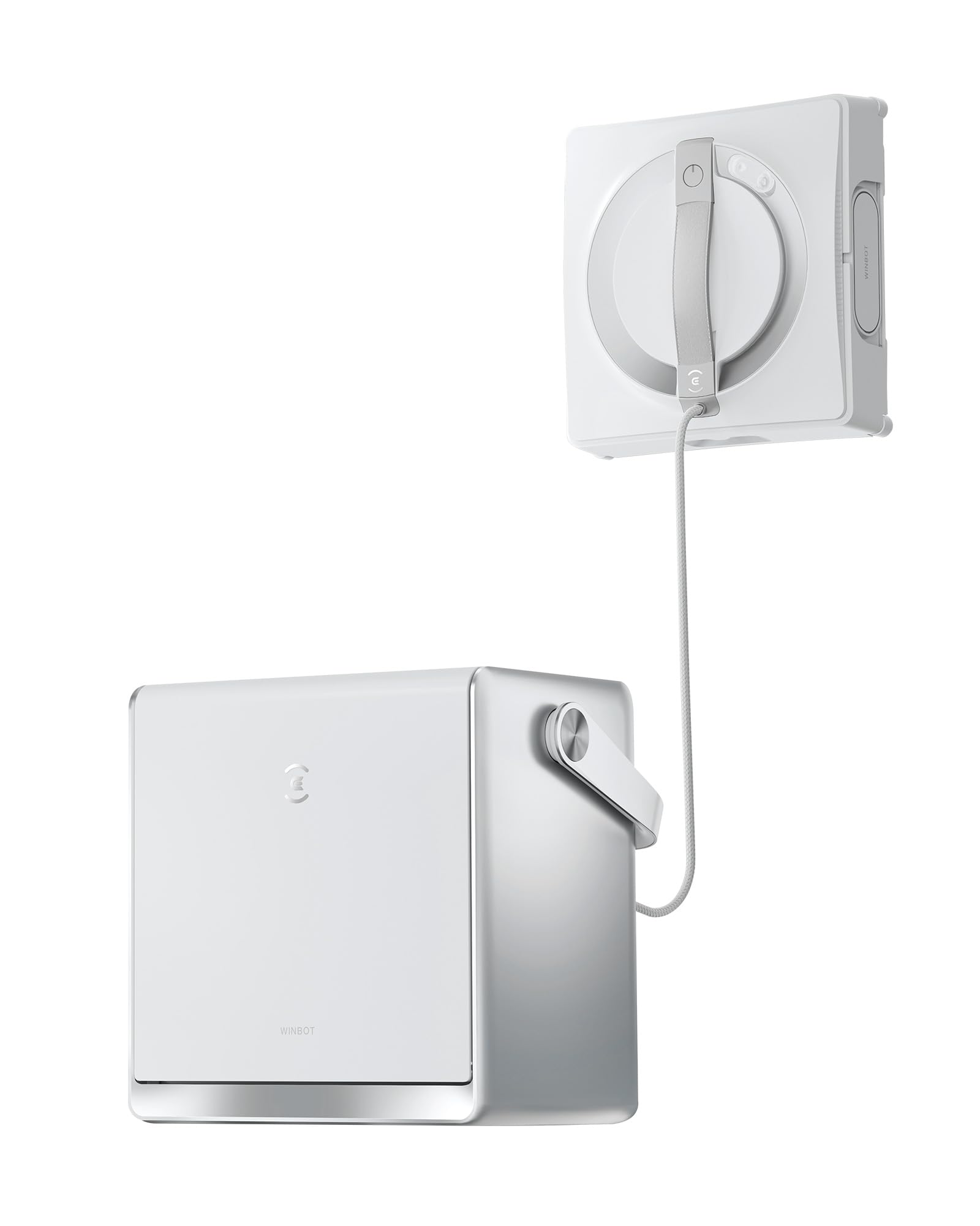 Ecovacs Winbot W2 Omni Portable Window Cleaning Robot, Intelligent Cleaning With Three Nozzle Wide Angle Spray Technology, Win S