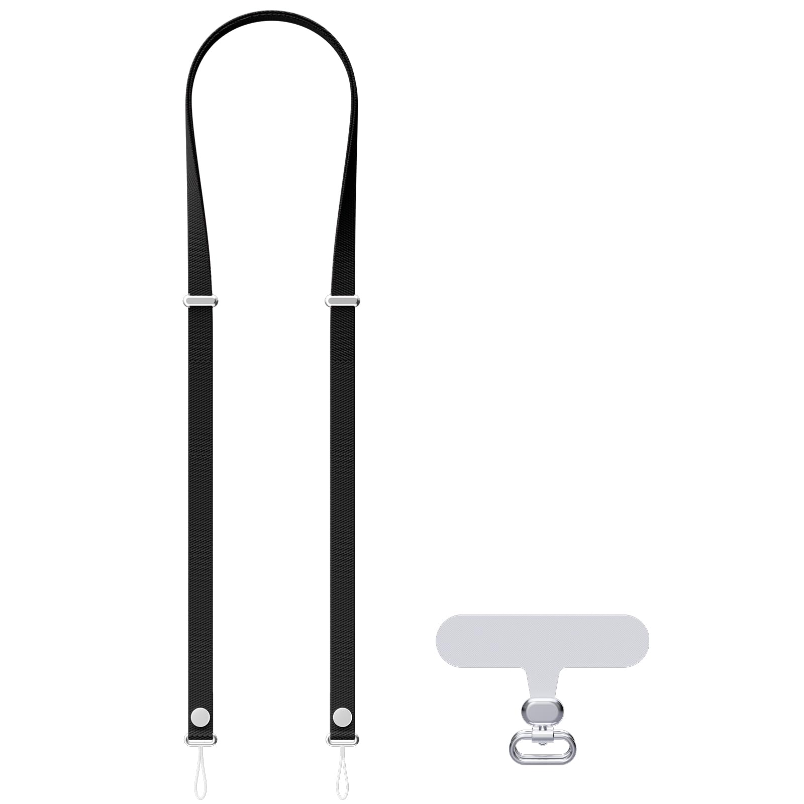 Hokone Lanyard Crossbody Strap for iPhone 17 Series, Adjustable Anti-Theft Phone Lanyard with Phone Tab for Most Phones, Univers