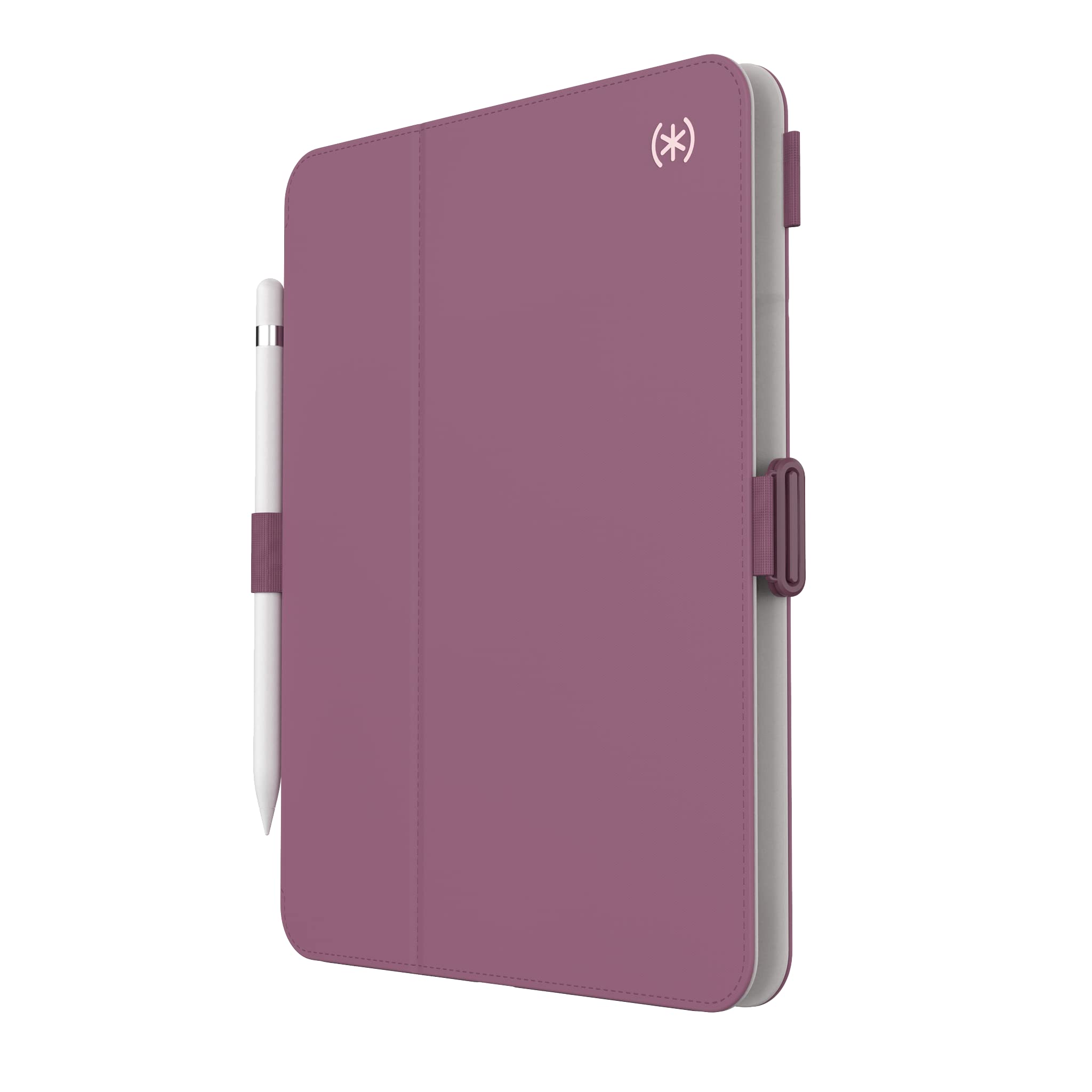 Speck Case for iPad Pro 10th Generation 10.9 Inch - Drop & Camera Protection, Slim Multi Range Stand, Apple Pencil Holder - Plum