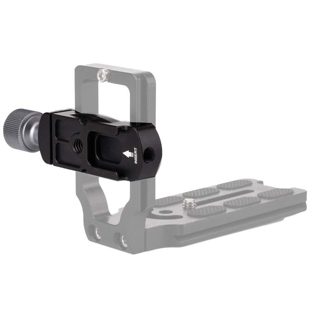 Universal Aluminum Arca Swiss Clamp With Hot Shoe Mount Adapter And 1/4'' Screw For Professional Camera L Bracket Quick Release