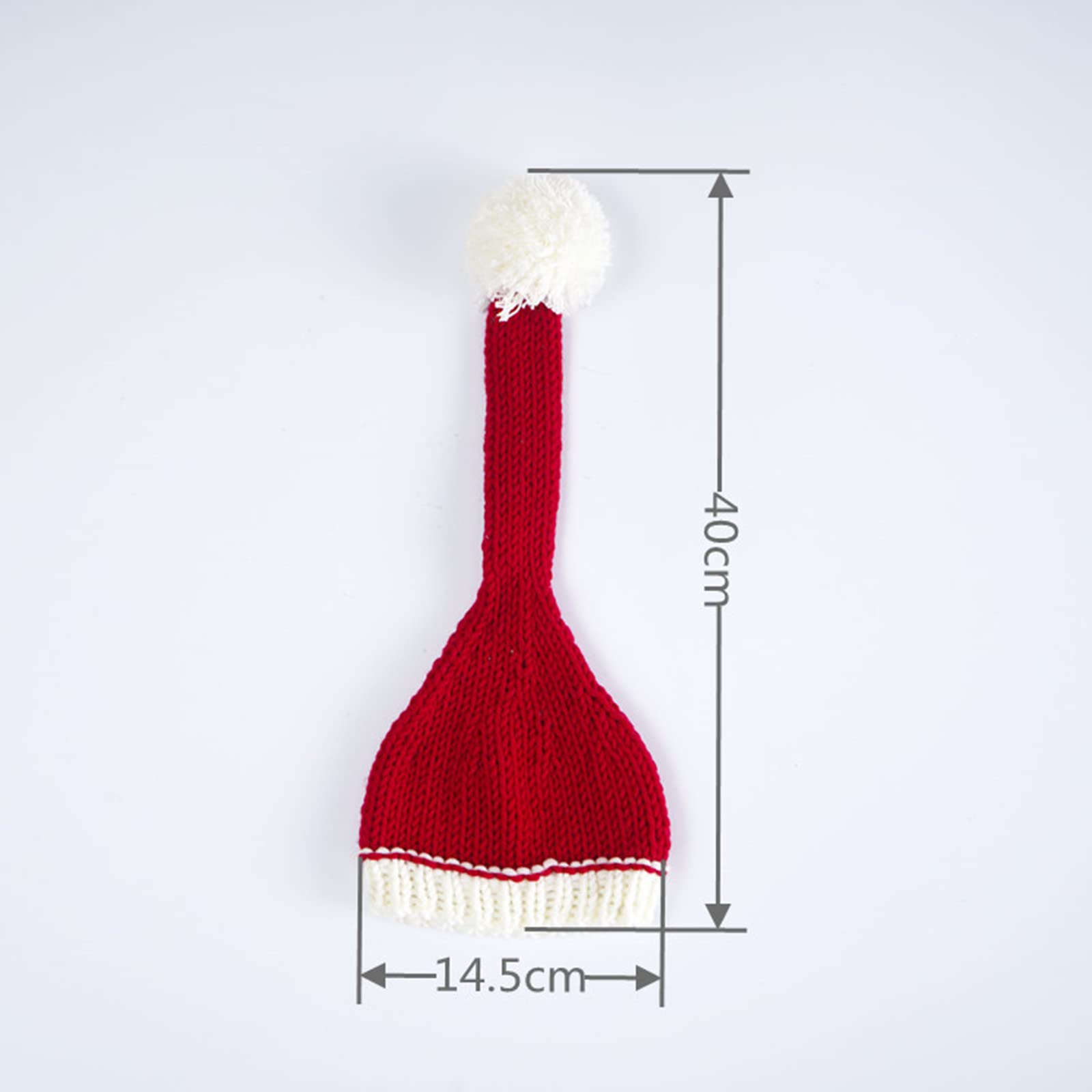 Vemonllas Christmas Newborn Photography Props Baby Photo Props Christmas Outfit Long Hat Newborn Photoshoot Xmas Santa Claus Red