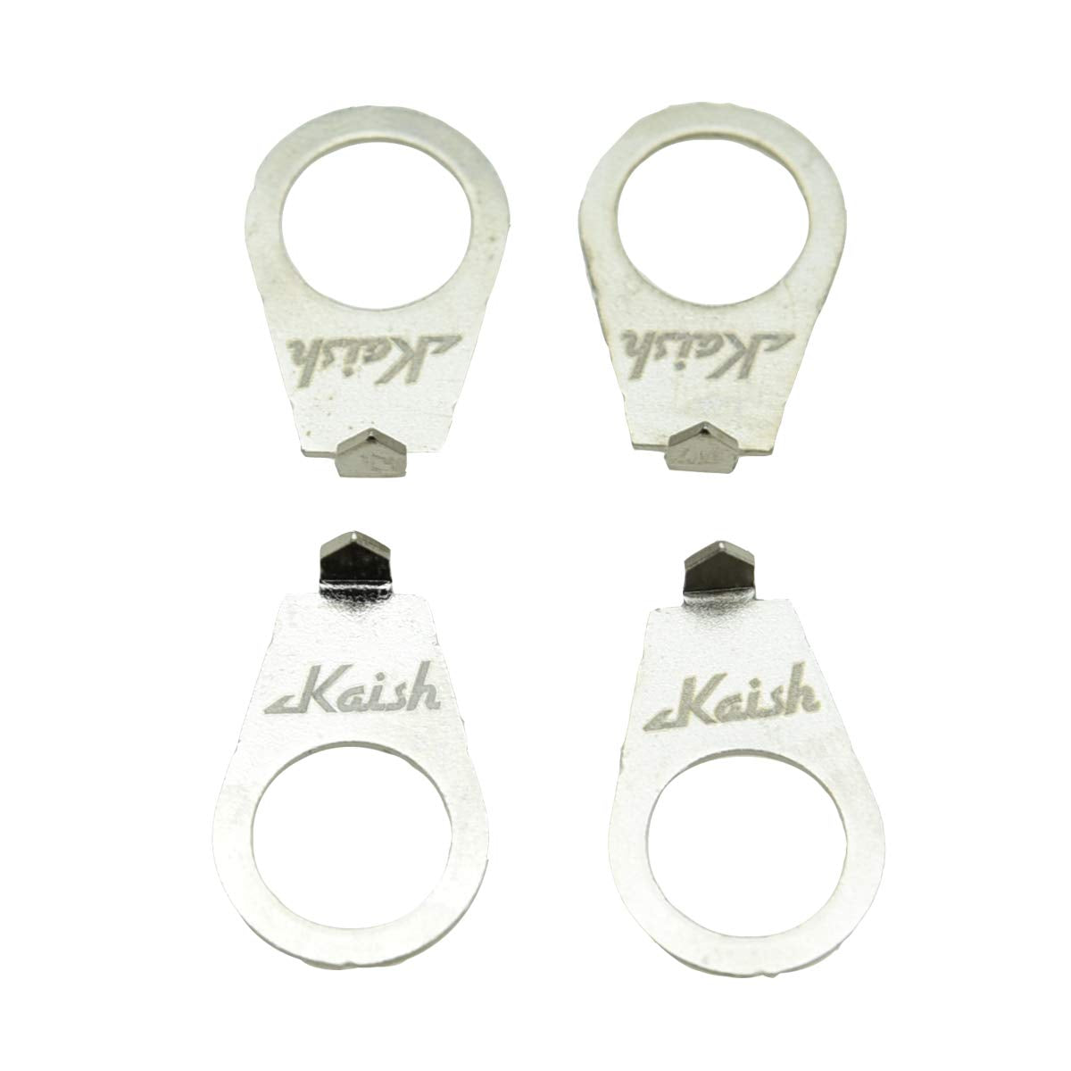 Kaish Set Of 4 Lp Guitar Knobs Pointer Plate 38 Knob Position Indicator For Usa Lp Les Paul Or Cts Pots Nickel