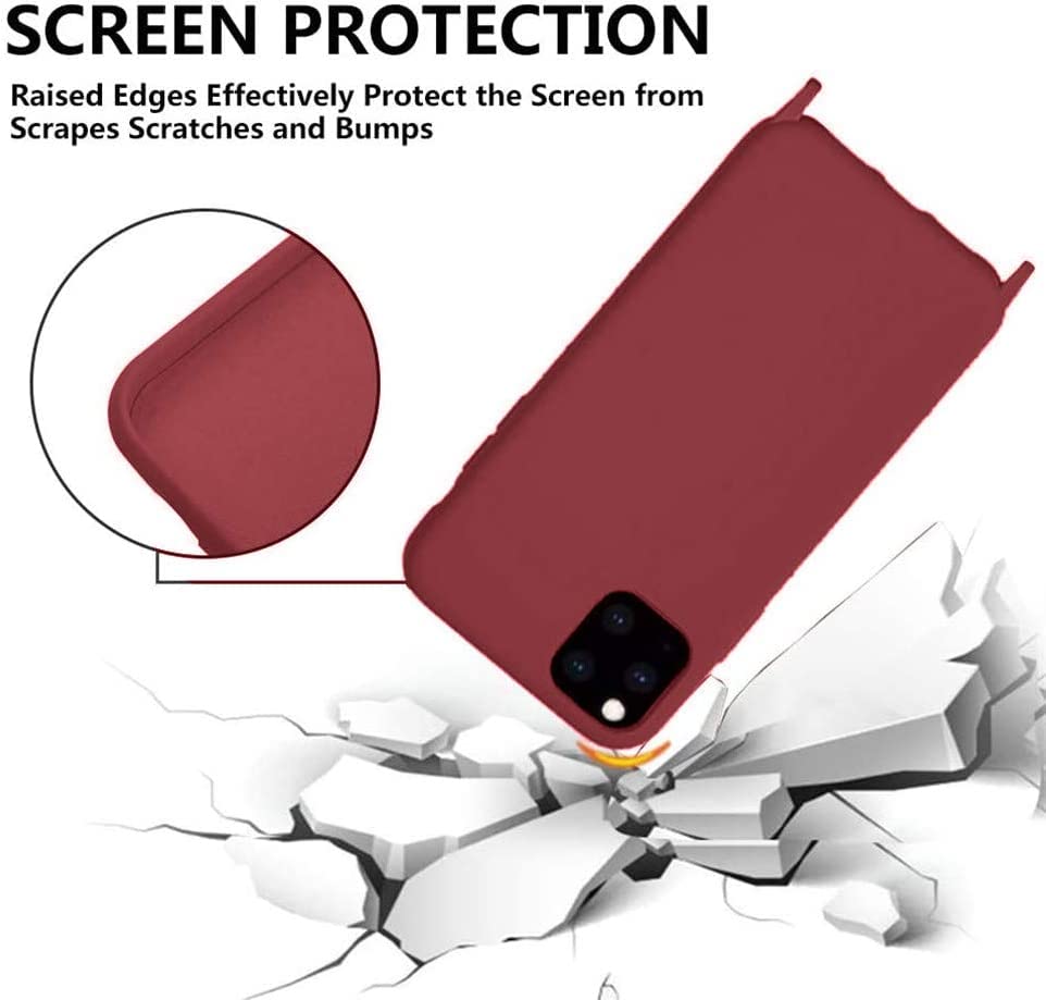 Cquukoi Compatible With Iphone 6/7/8/Se2/Se3,Crossbody Phone Case With Lanyard Cute Soft Silicone Case With Adjustable Shoulder