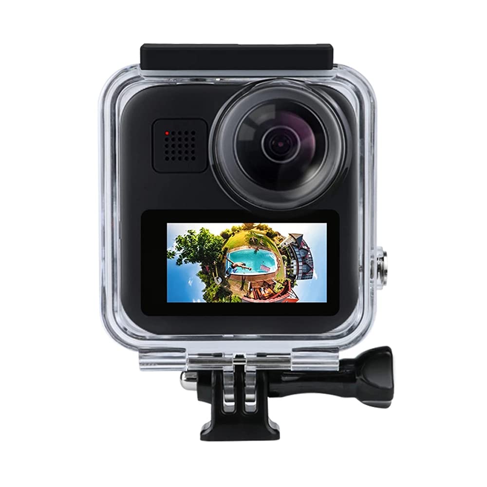 Touchscreen Waterproof Housing Case For Gopro Max 360 Diving Protection Underwater Dive Cover For Go Pro Max Camera Accessories