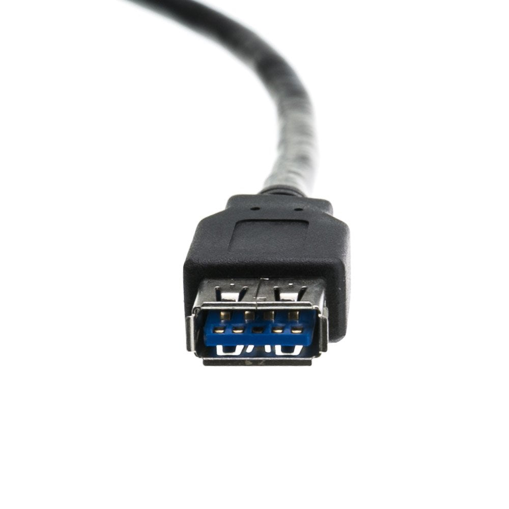 CableWholesale 10 feet USB 3.0 Extension Cable, Black, Type A Male/Type A Female Plug, A Male to A Female Super Speed USB Extension Cable, USB Extension Cable Male to Female