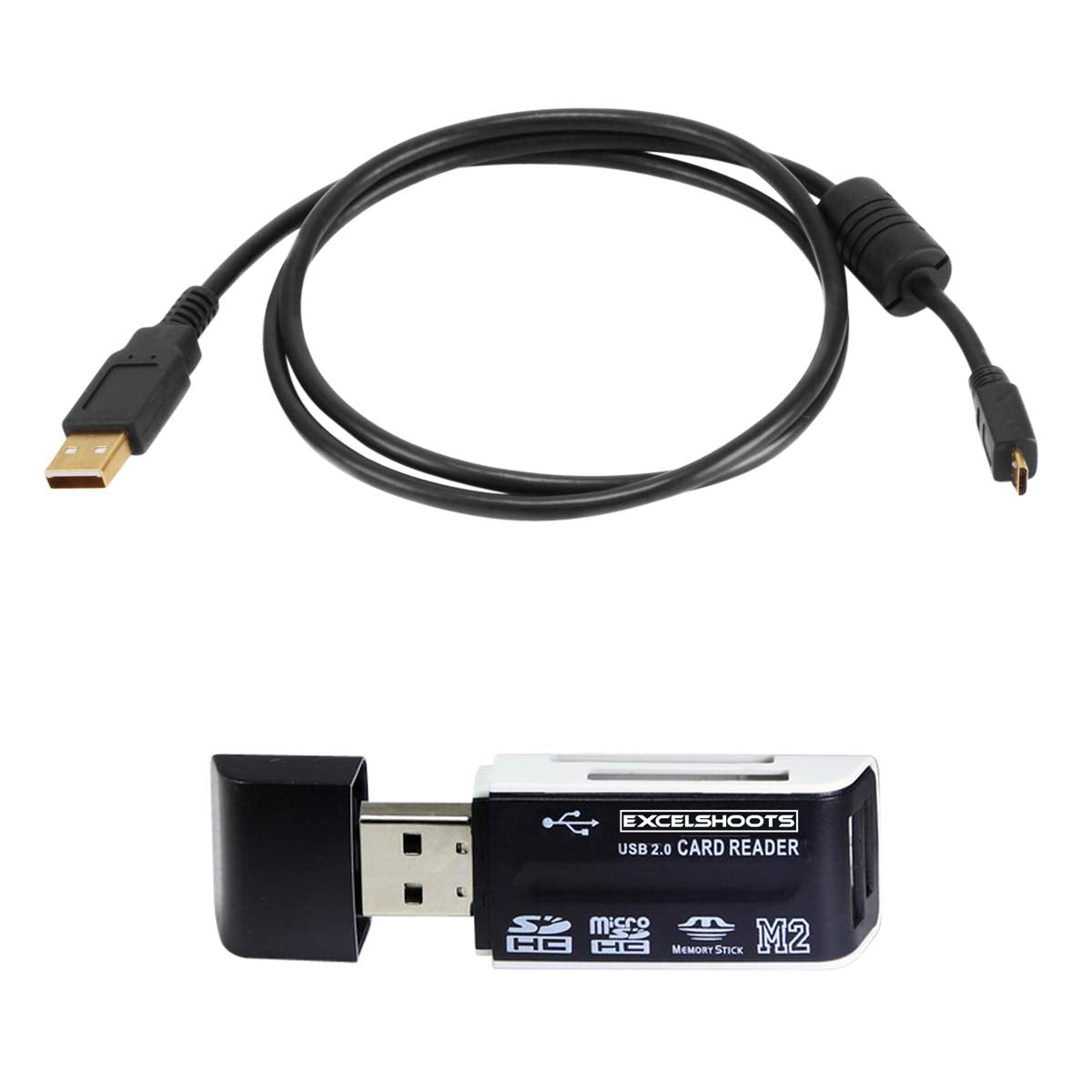 Excelshoots Usb Cable For Nikon Dslr D5600 Camera, And Usb Computer Cord For Nikon Dslr D5600