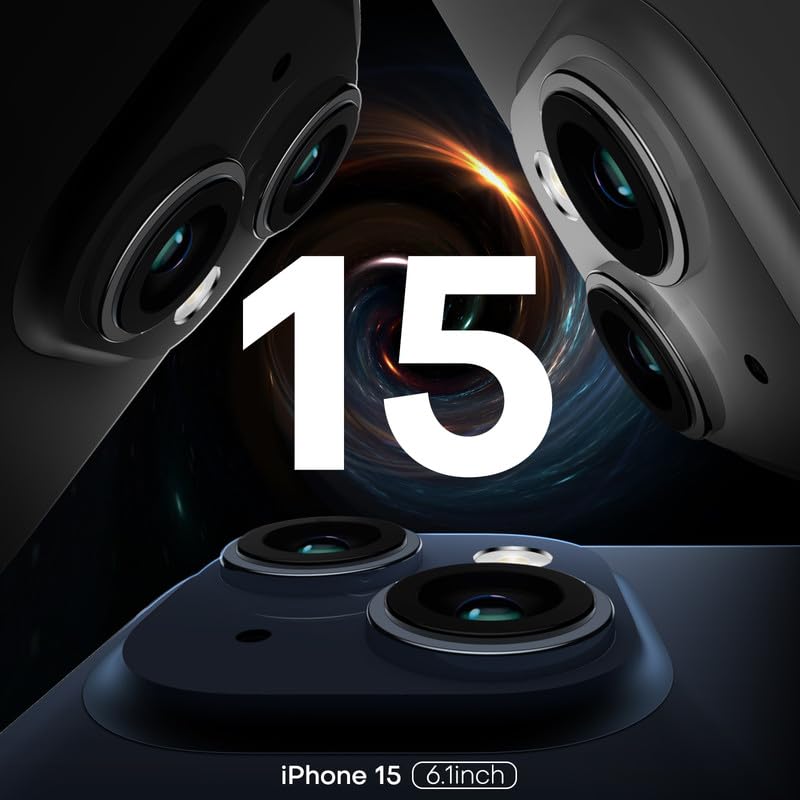 Tauri For Iphone 15 Case, Compatible With Magsafe [Yellowing Resistant] With 2X Screen Protector + 2X Camera Lens Protector, Mil