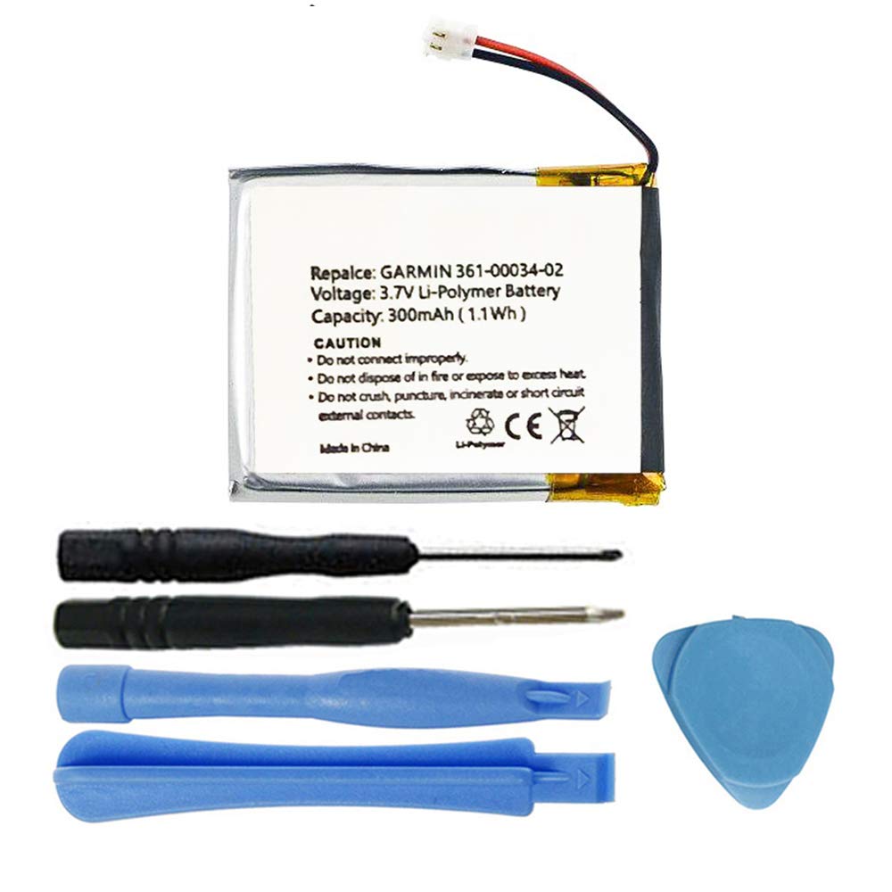Mpf 300Mah 361 00034 02, Flpb342735 P1 Battery For Garmin Fenix 3 And Fenix 3 Hr Fitness Gps Smartwatch