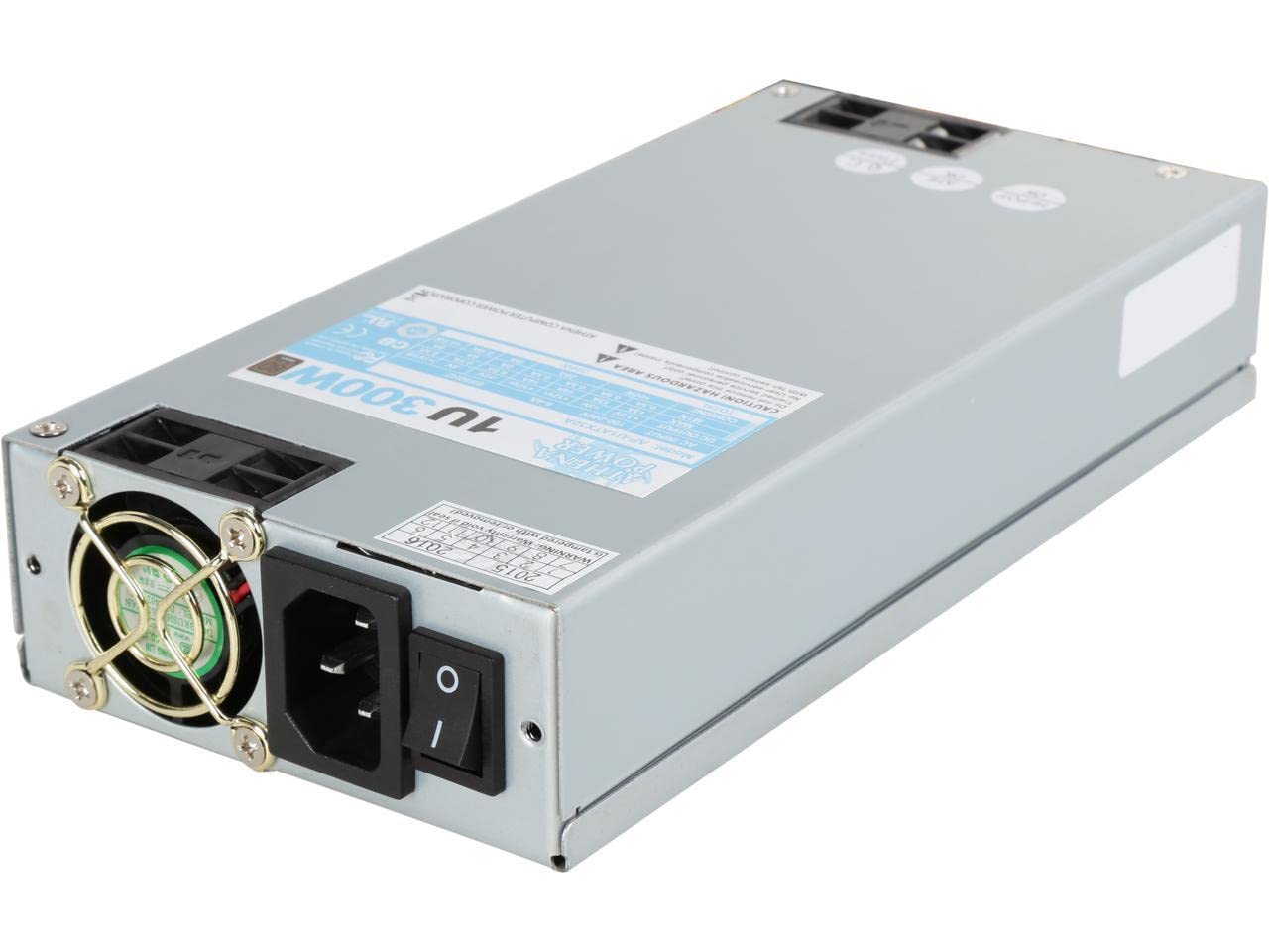 Genuine Power APU1ATX30A 1U ATX 325W IPC SATA Power Lead Ready, with Dual (2) Fan