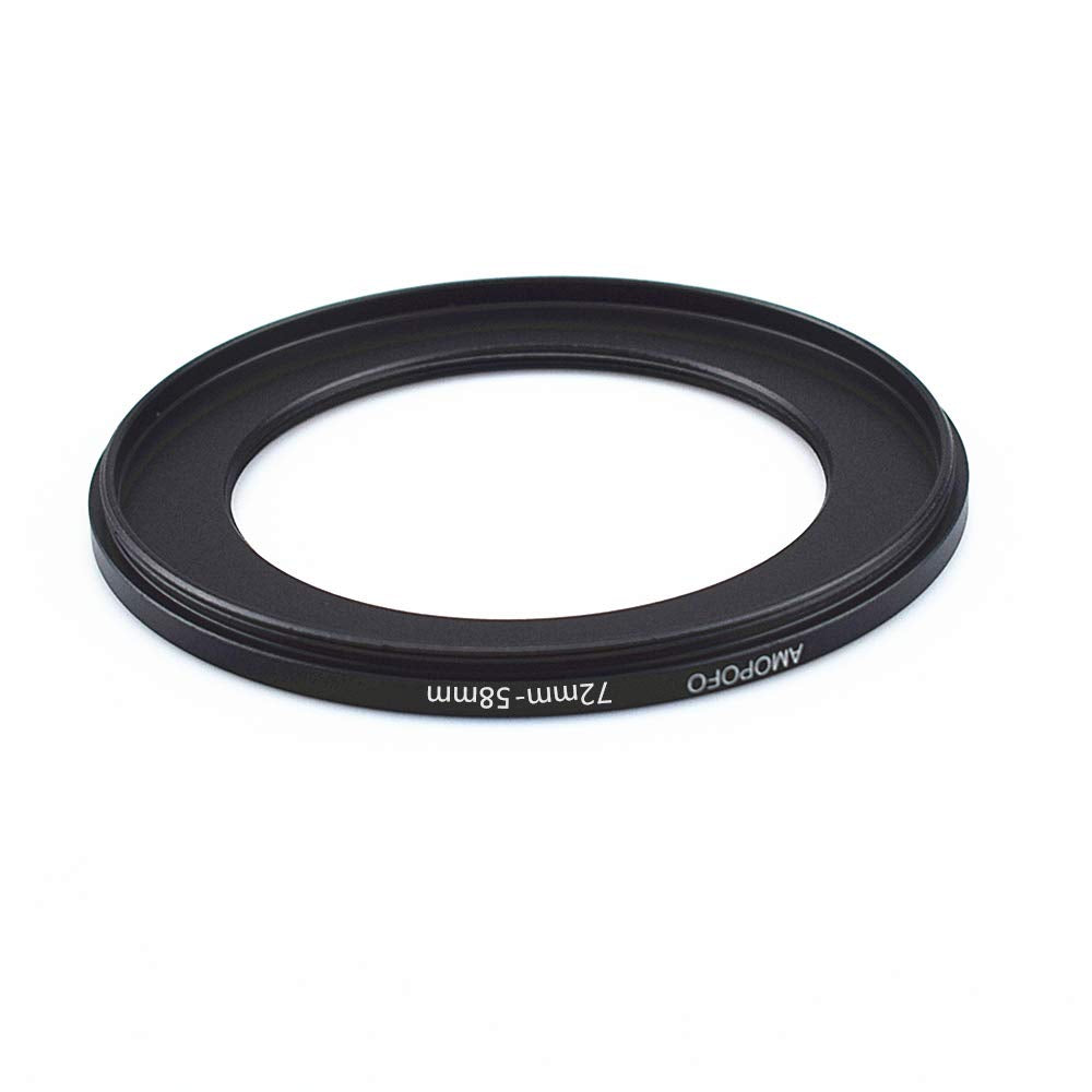 72Mm To 58Mm Camera Filter Ring /72Mm To 58Mm Step Down Ring Filter Adapter For 58Mm Uv,Nd,Cpl,Metal Step Down Ring