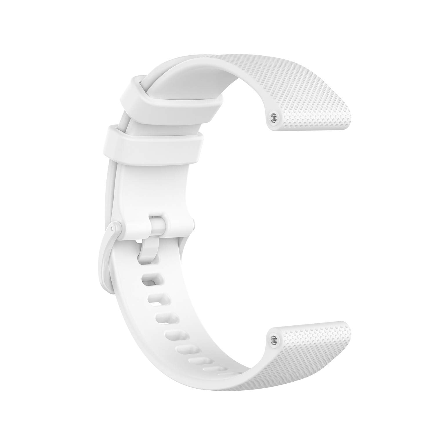 Ecsem Soft Silicone Smart Watch Replacement Straps/Bands Compatible With Blackview Bv-Sw01,Bv-Sw02(White)