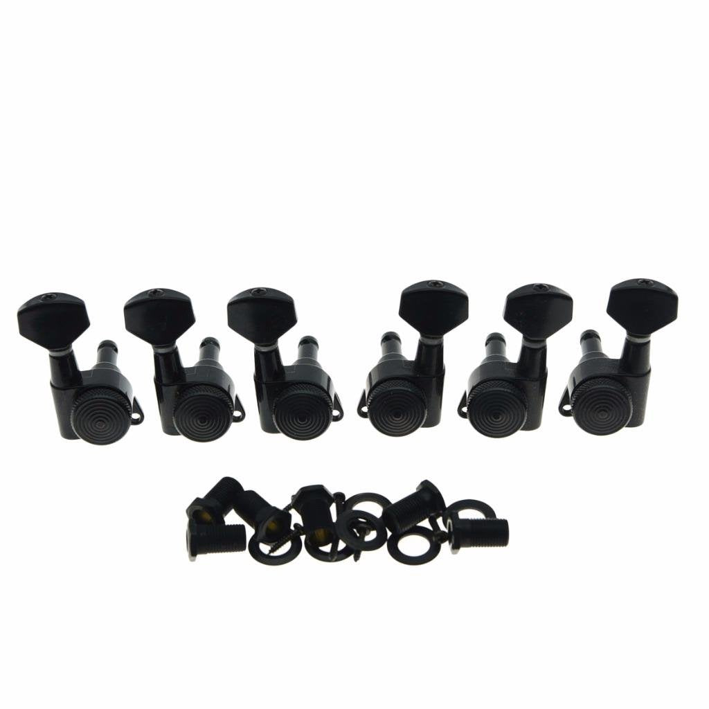 Dopro Black 3 Left 3 Right Locking Guitar Tuners Tuning Keys Machine Heads Korea Made