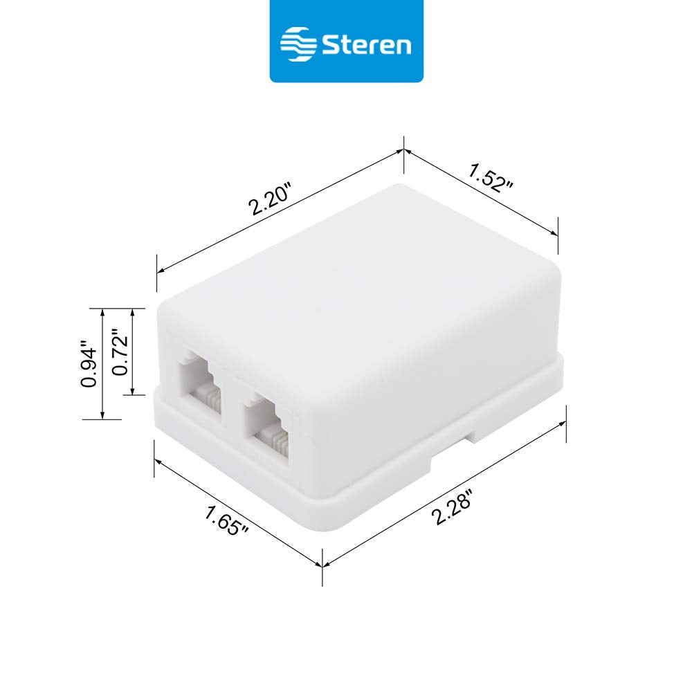 Phone Jack Wall Plate - Jack Box - Wall Jack - Surface Plate - Phone Box - Jack Plate Switch - Telephone Jack Wall Plate - Telep