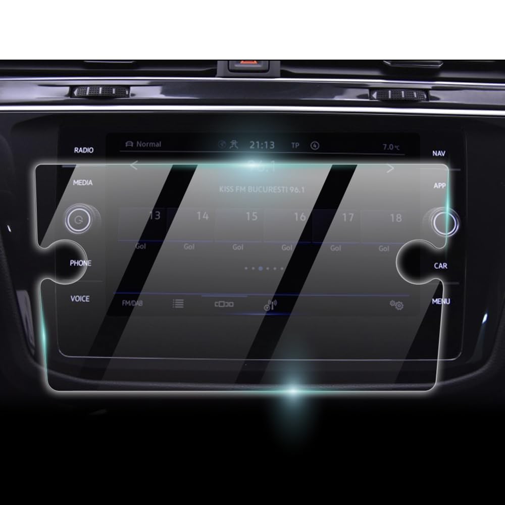 Ipg Proactive For Volkswagen 2022-2024 Tiguan Atlas 8 Inch Navigation Display 9H Hardness Screen Protector Smooth Glass Touch Ul