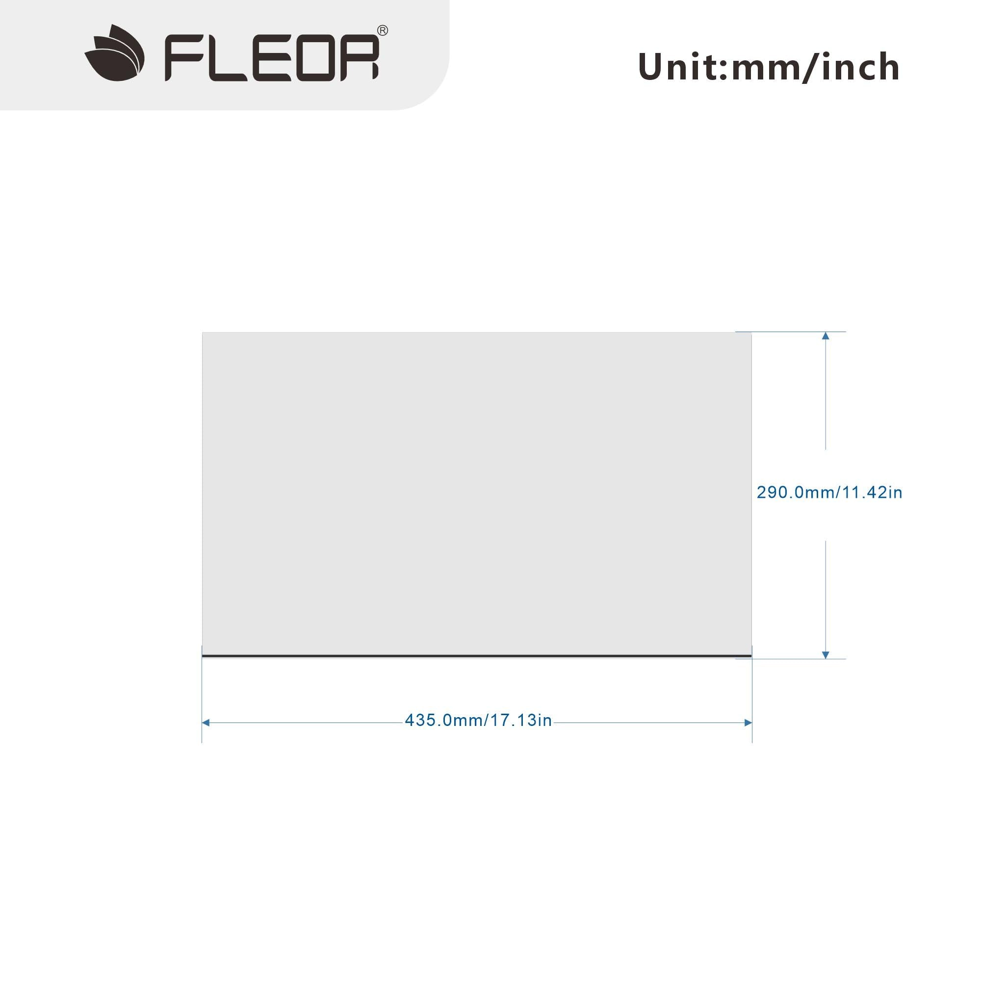 Fleor 11.4 X 17 Inch Blank Guitar Bass Pickguard Sheet Diy Guitar Pickguard Backplate Scratch Plate Material,3Ply Cream