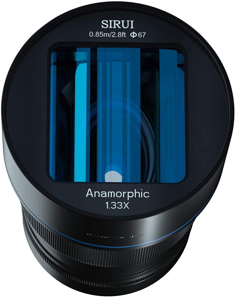 Sirui 50Mm F1.8 1.33X S35 Anamorphic Lens For Rf Mount, Blue Flare