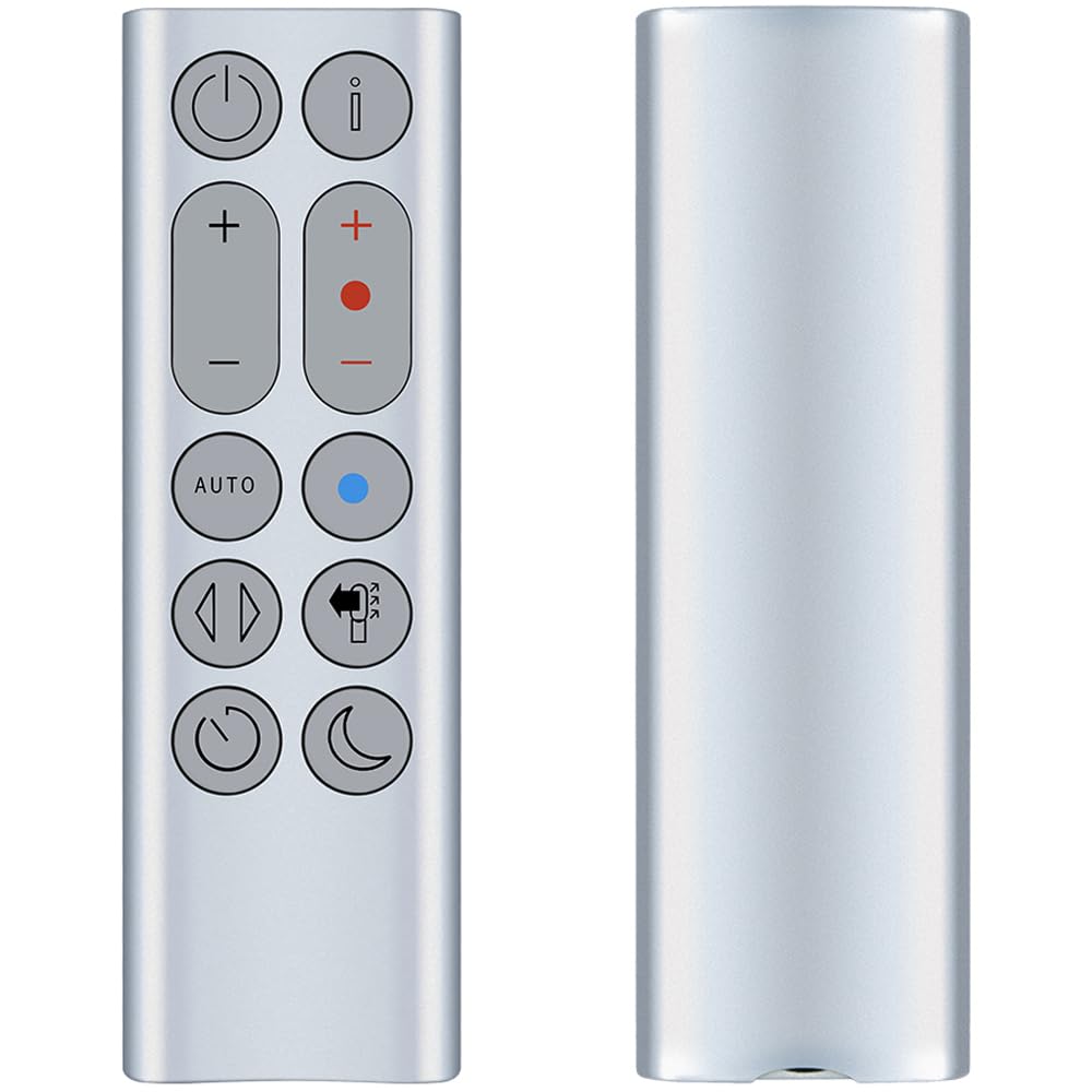 Replacement HP04 HP07 HP4A Fan Remote Control for Dyson Pure Hot + Cool Heater Fan Air Purifying/Heater - No Magnetic(Color: Sil