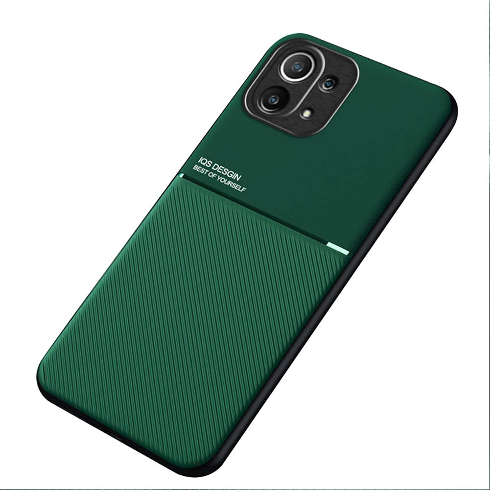 Kepuch Mowen Case Cover Bumper Built In Metal Plate For Xiaomi 11 Lite   Green
