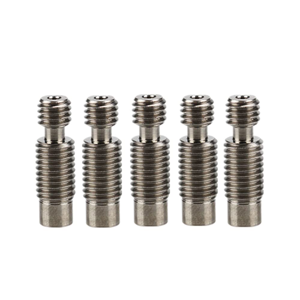 All Metal Heatbreak Throat For V6 Reprap 3D Printer Hotend 1.75Mm (Pack Of 5Pcs)