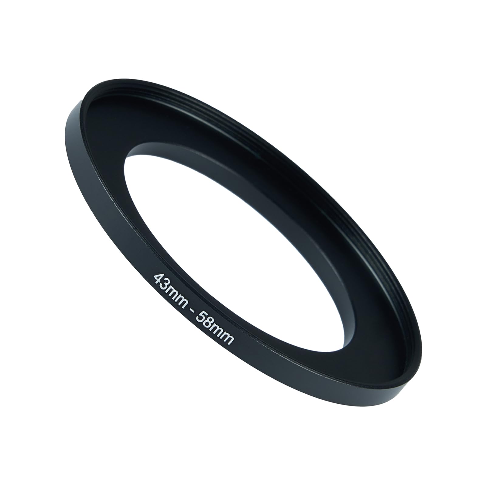 Gznly 43Mm To 58Mm Step Up Adapter Rings Filter Adapter Black Metal Step Down Filter Ring Adapter Compatible With All Brand Uv C